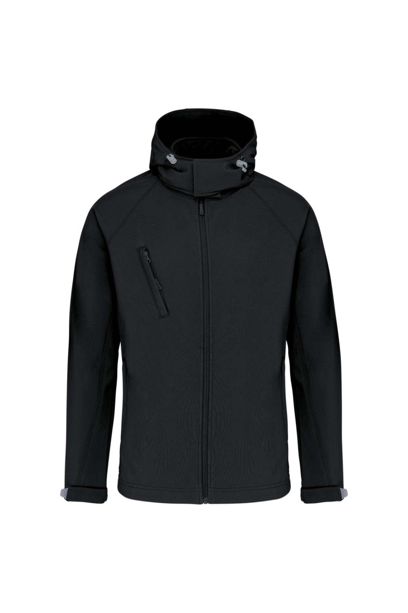 Jachetă softshell pentru bărbați cu glugă detașabilă