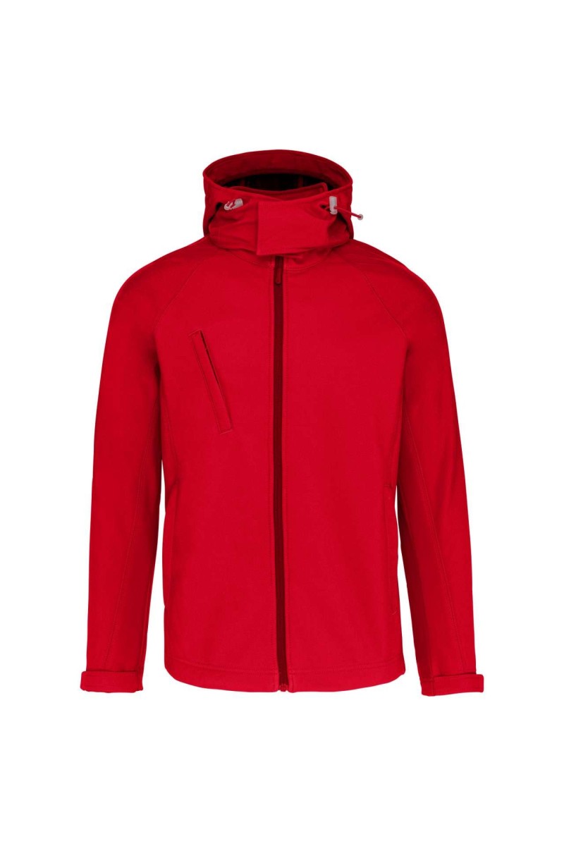 Jachetă softshell pentru bărbați cu glugă detașabilă