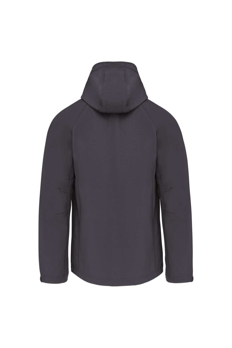 Jachetă softshell pentru bărbați cu glugă detașabilă