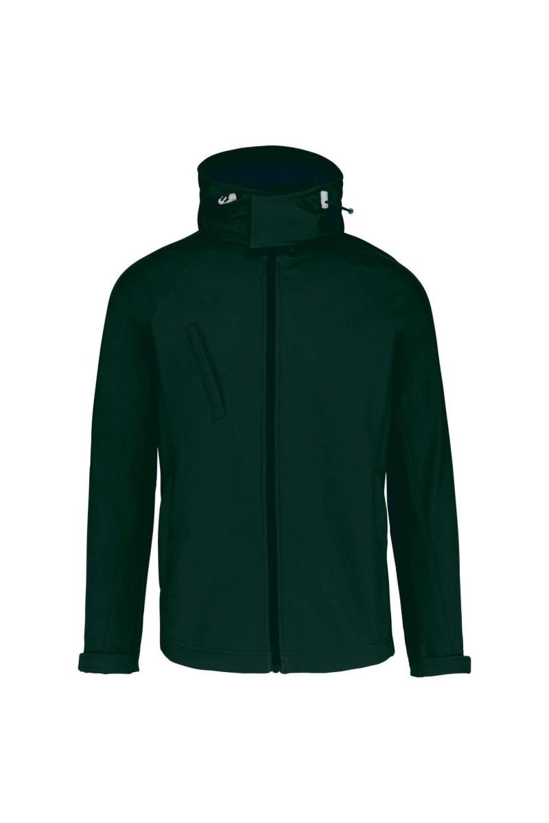 Jachetă softshell pentru bărbați cu glugă detașabilă
