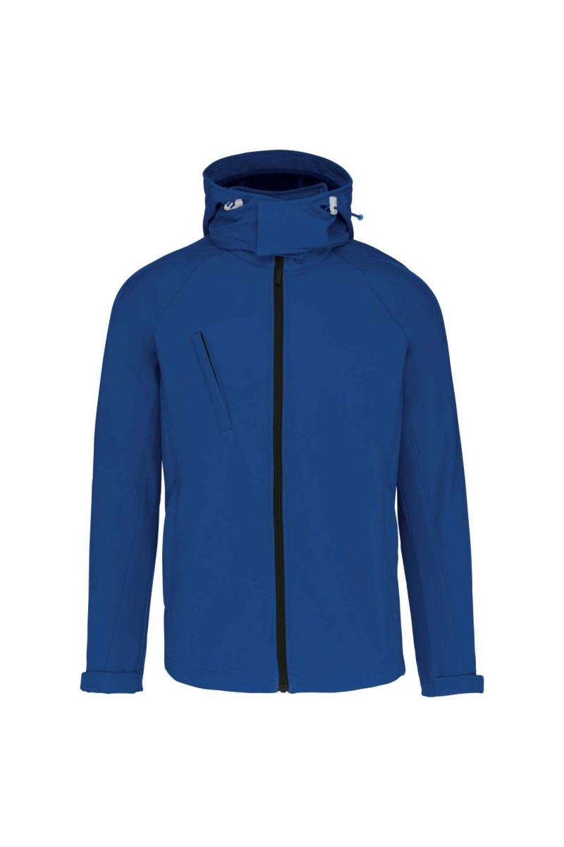 Jachetă softshell pentru bărbați cu glugă detașabilă