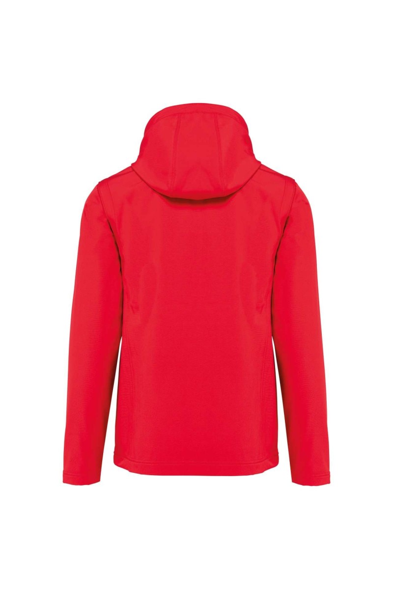 UNISEX 3-LAYER SOFTSHELL HOODED JACKET WITH REMOVABLE SLEEVES