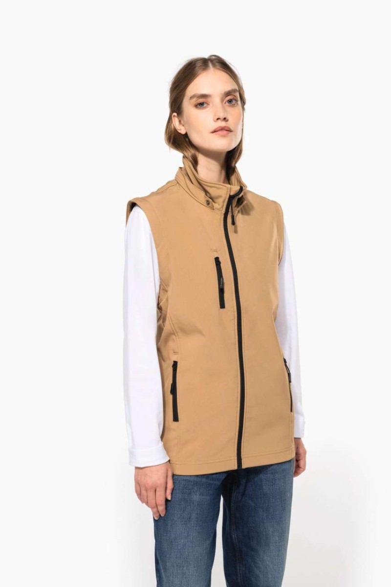 Jachetă softshell unisex 3 straturi cu glugă și mâneci detașabile
