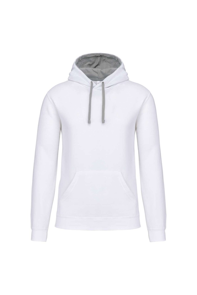 MEN'S CONTRAST HOODED SWEATSHIRT