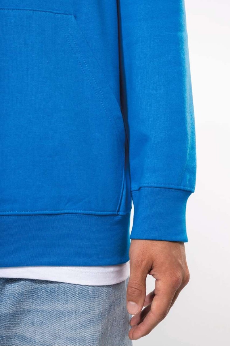 MEN'S CONTRAST HOODED SWEATSHIRT