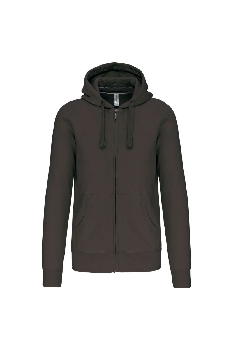 MEN'S FULL ZIP HOODED SWEATSHIRT