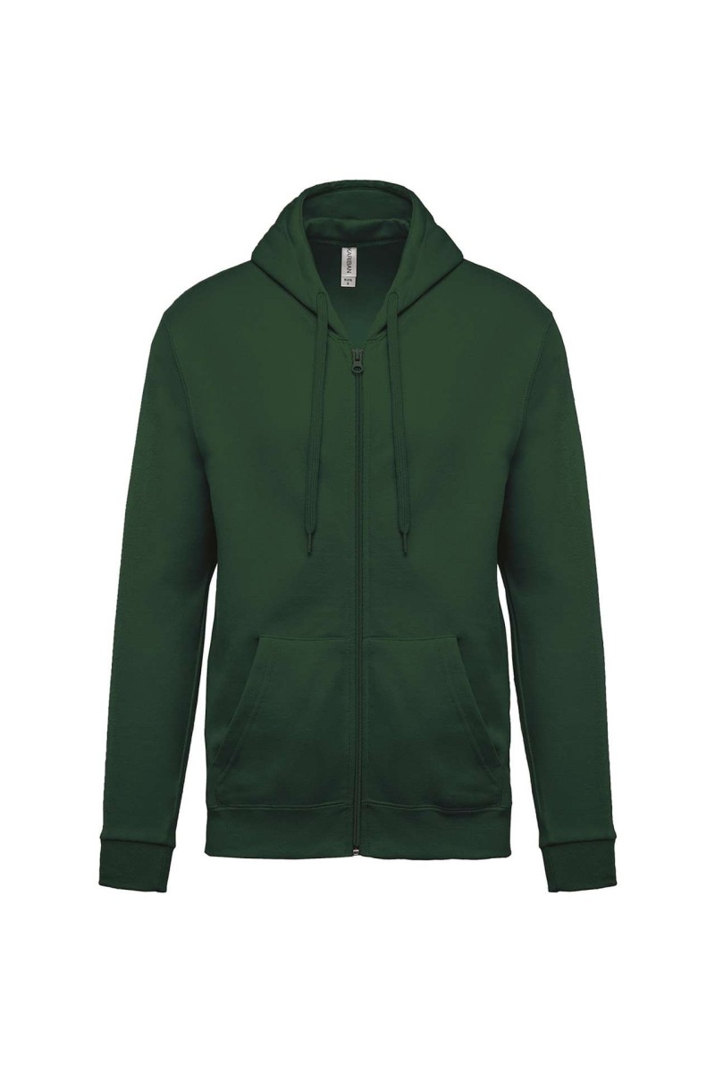 FULL ZIP HOODED SWEATSHIRT