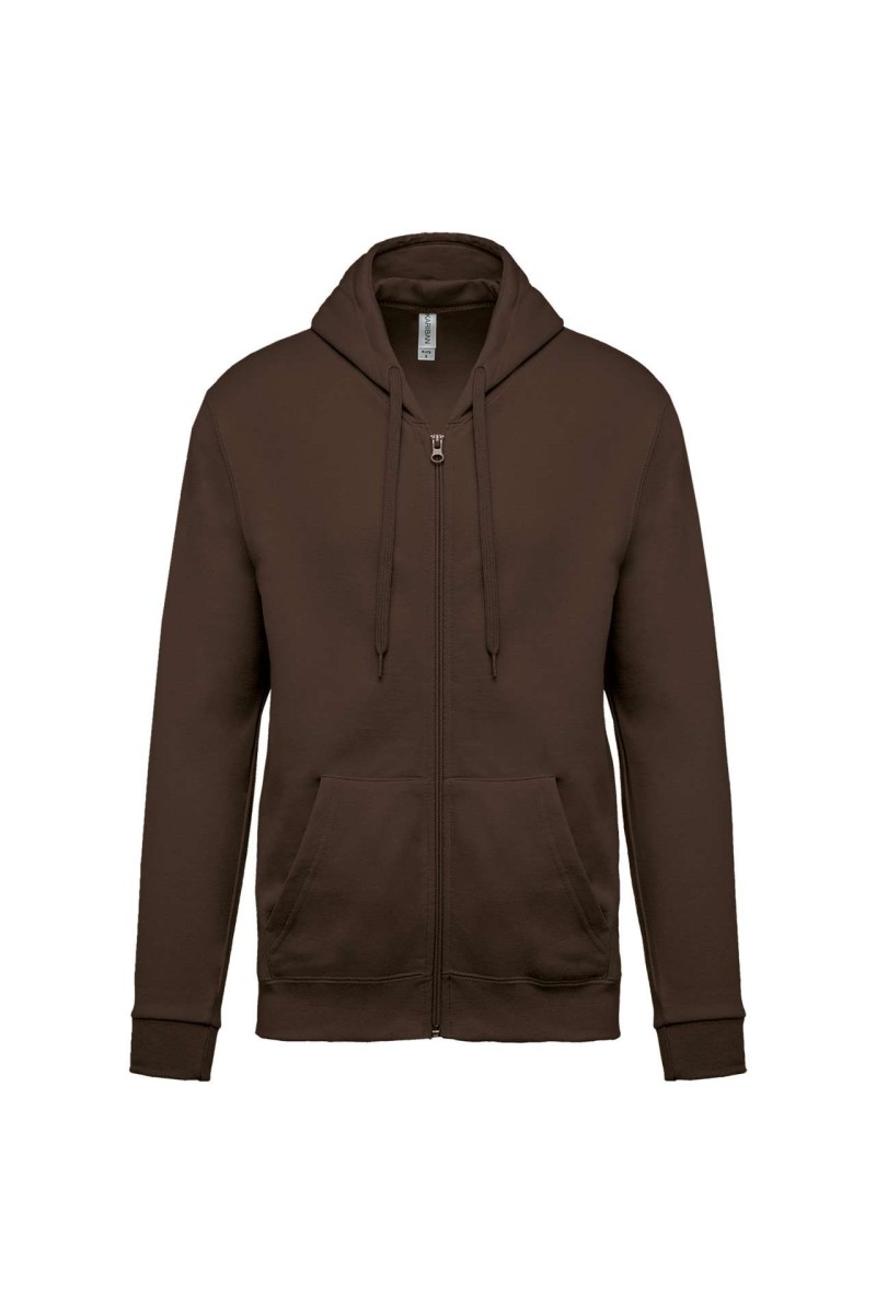 FULL ZIP HOODED SWEATSHIRT