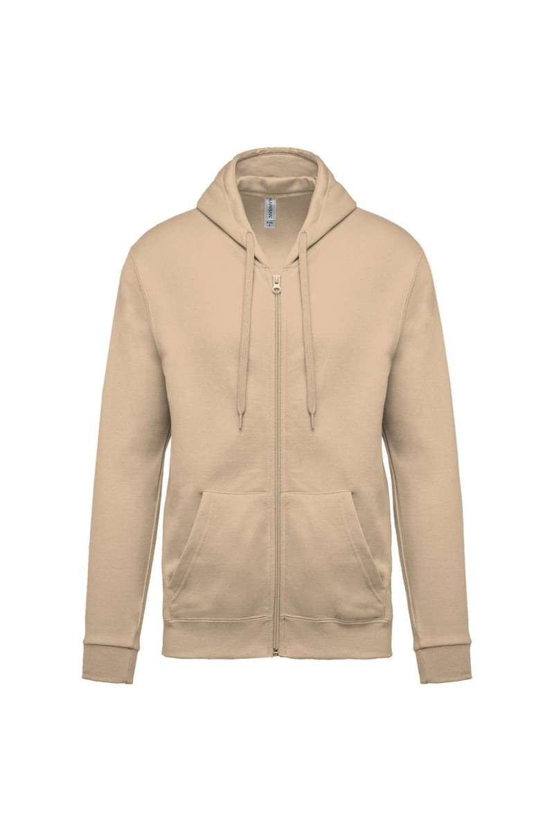 FULL ZIP HOODED SWEATSHIRT