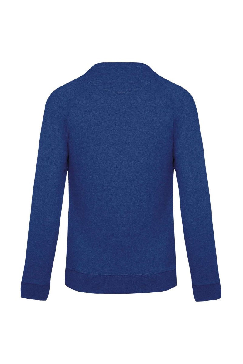 MEN'S ORGANIC COTTON CREW NECK RAGLAN SLEEVE SWEATSHIRT
