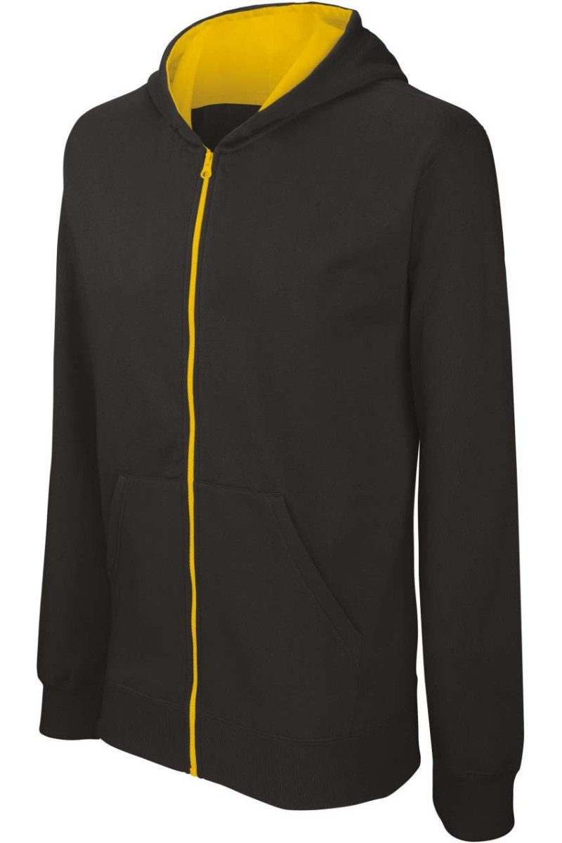 KIDS' FULL ZIP HOODED SWEATSHIRT