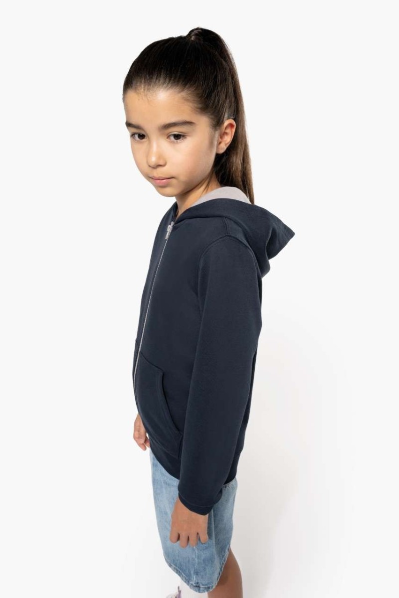 KIDS' FULL ZIP HOODED SWEATSHIRT