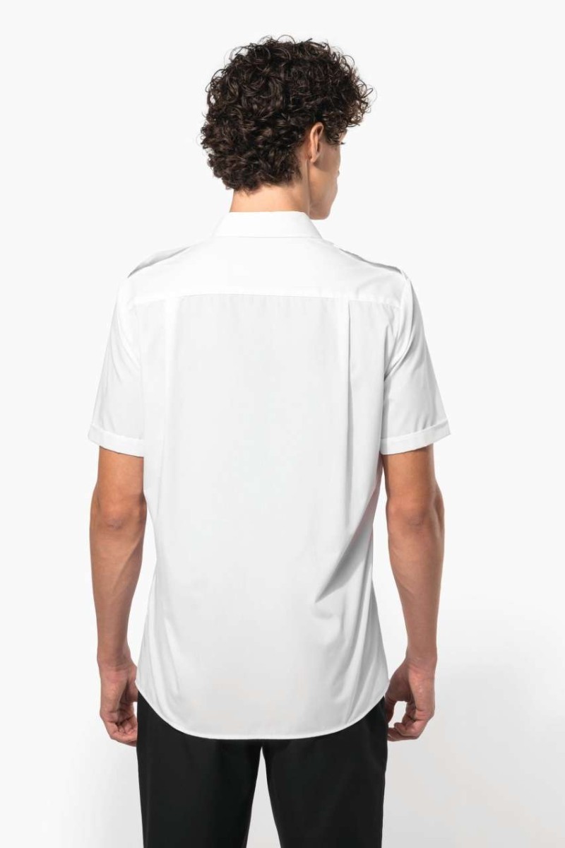 MEN'S SHORT-SLEEVED PILOT SHIRT