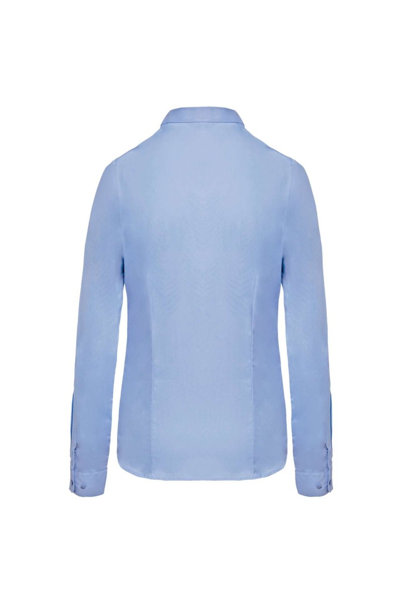 LADIES’ LONG-SLEEVED COTTON POPLIN SHIRT