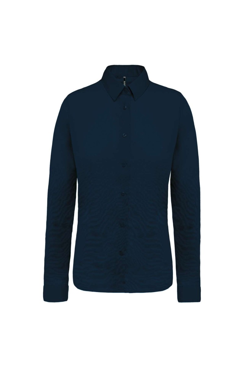 LADIES’ LONG-SLEEVED COTTON POPLIN SHIRT