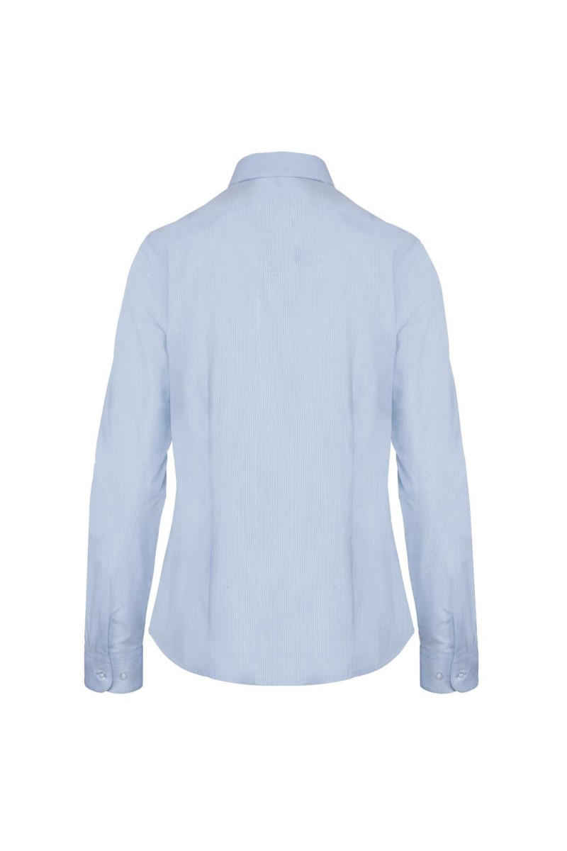 LADIES’ LONG-SLEEVED COTTON POPLIN SHIRT