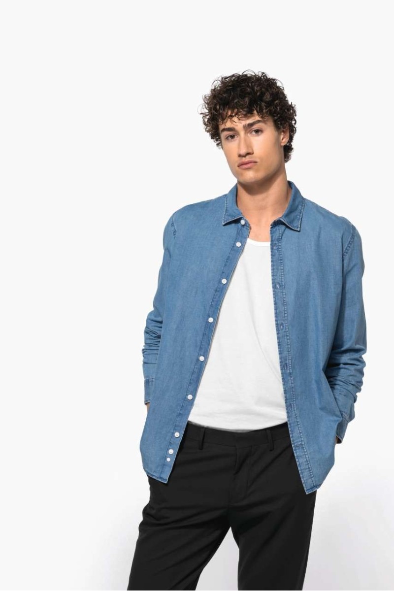 CĂMAȘĂ BĂRBĂTEASCĂ DIN DENIM