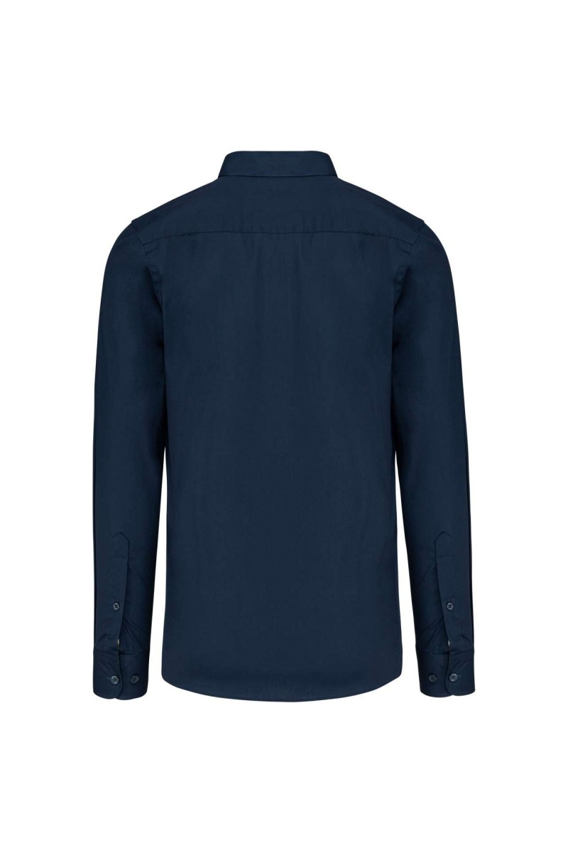 MEN’S LONG-SLEEVED COTTON POPLIN SHIRT