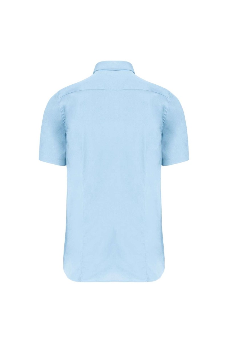 SHORT-SLEEVED COTTON/ELASTANE SHIRT
