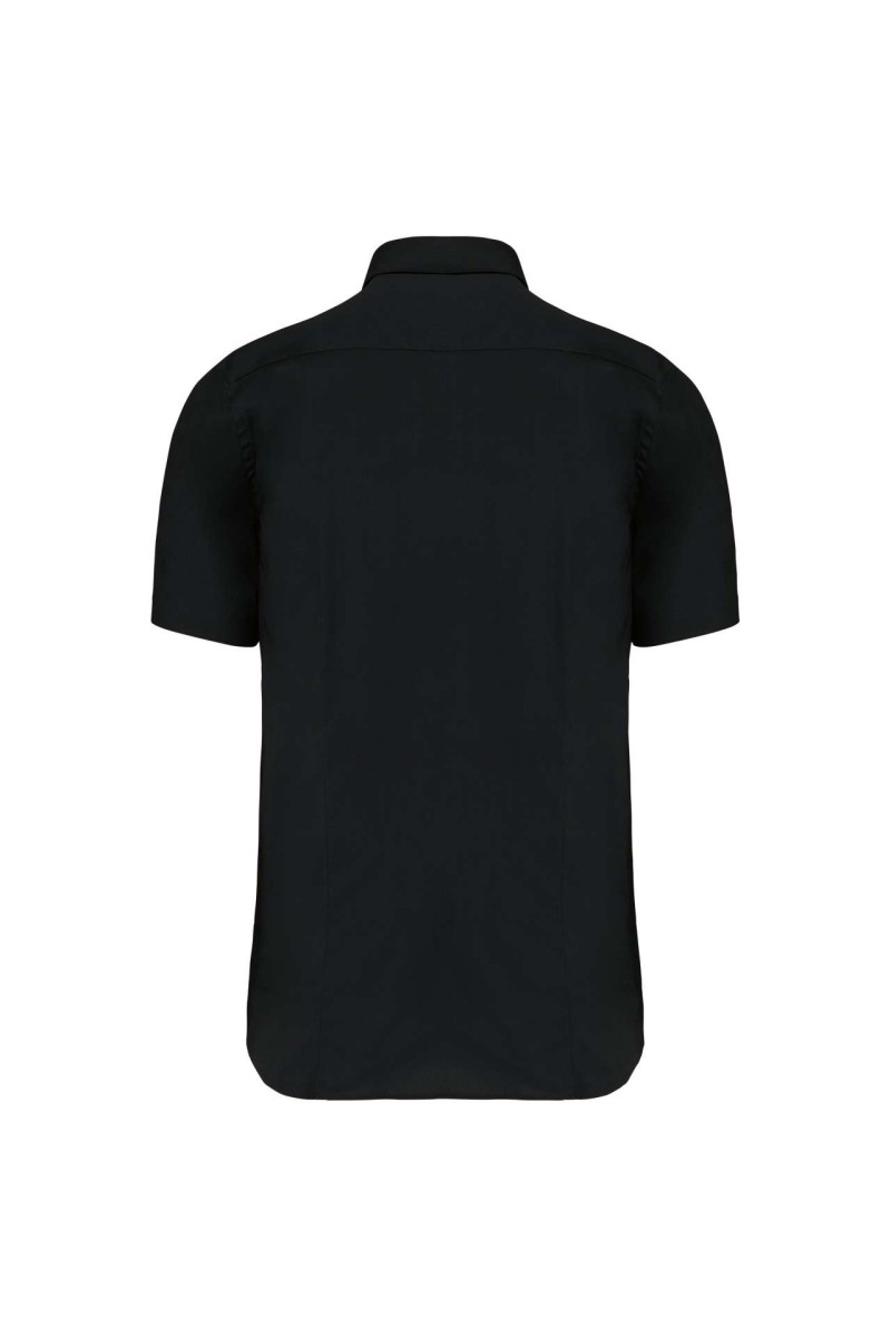 SHORT-SLEEVED COTTON/ELASTANE SHIRT