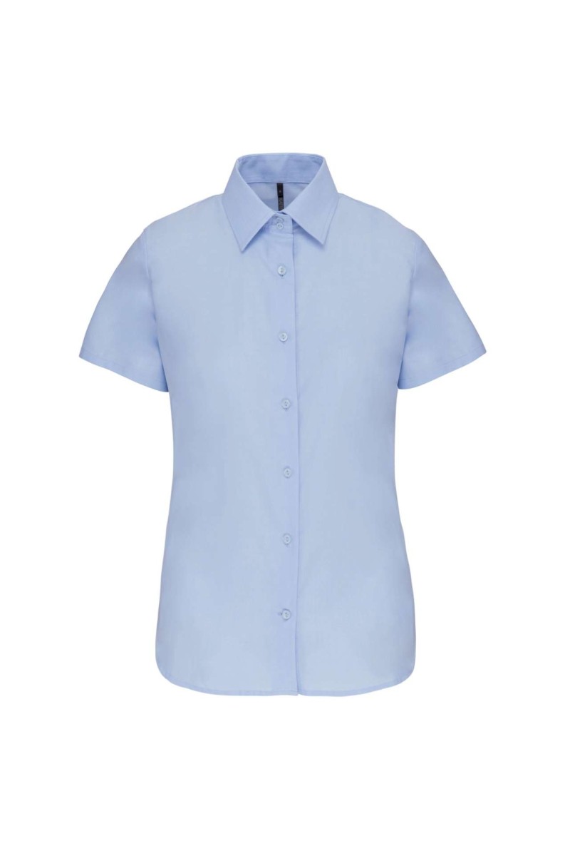LADIES' SHORT-SLEEVED OXFORD SHIRT