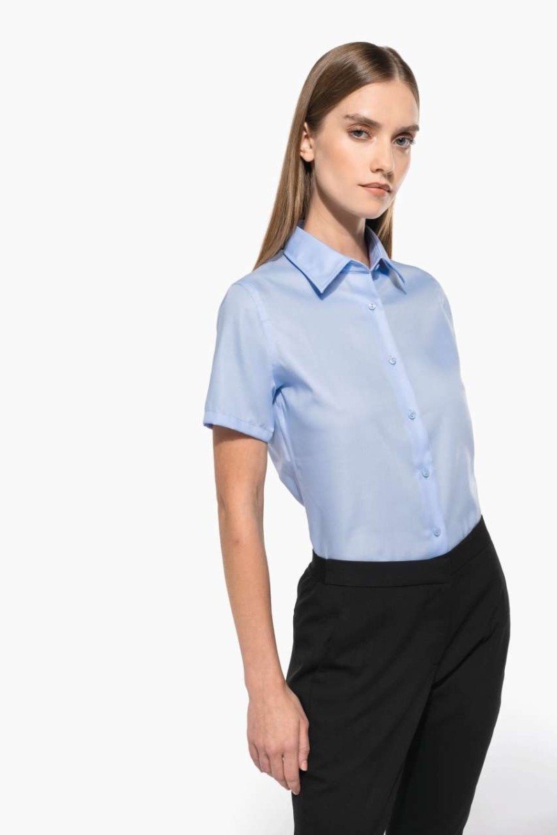 LADIES' SHORT-SLEEVED NON-IRON SHIRT