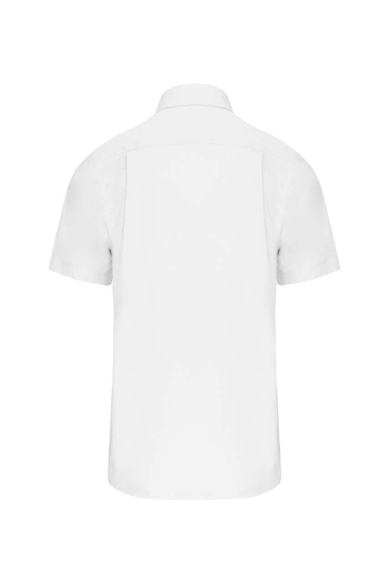 MEN'S SHORT-SLEEVED COTTON POPLIN SHIRT