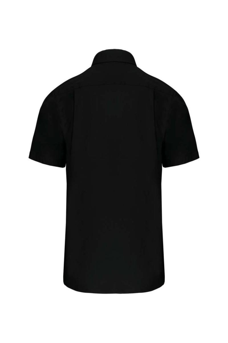 MEN'S SHORT-SLEEVED COTTON POPLIN SHIRT