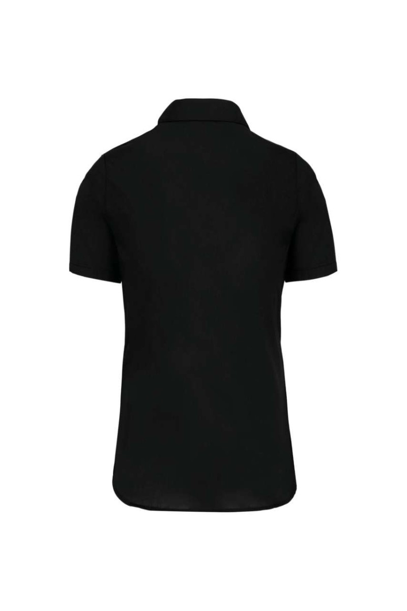 LADIES' SHORT-SLEEVED COTTON POPLIN SHIRT