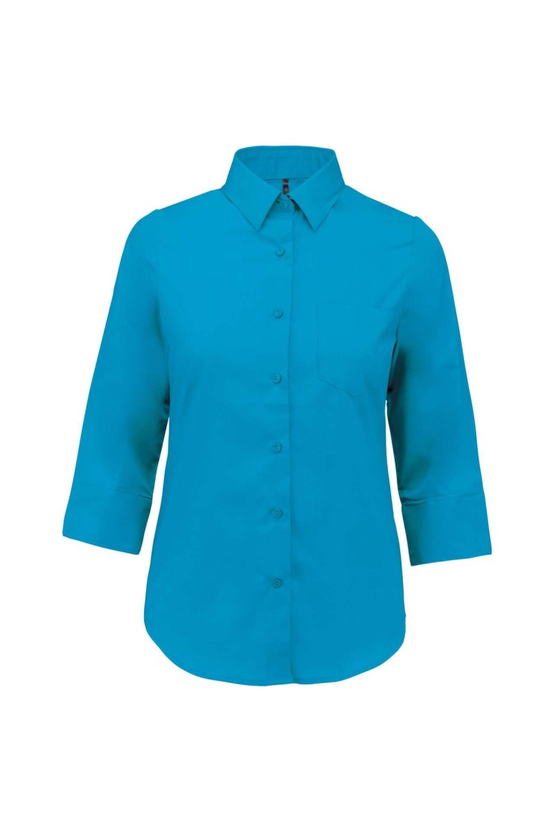 LADIES' 3/4 SLEEVED SHIRT