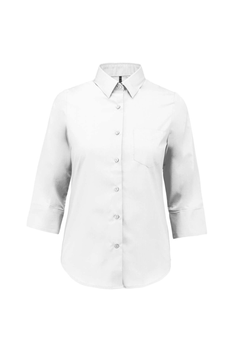 LADIES' 3/4 SLEEVED SHIRT