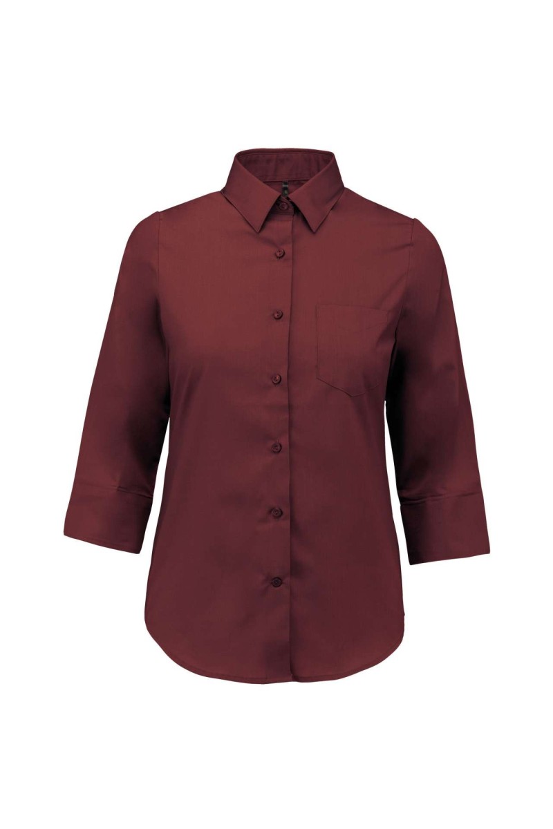 LADIES' 3/4 SLEEVED SHIRT