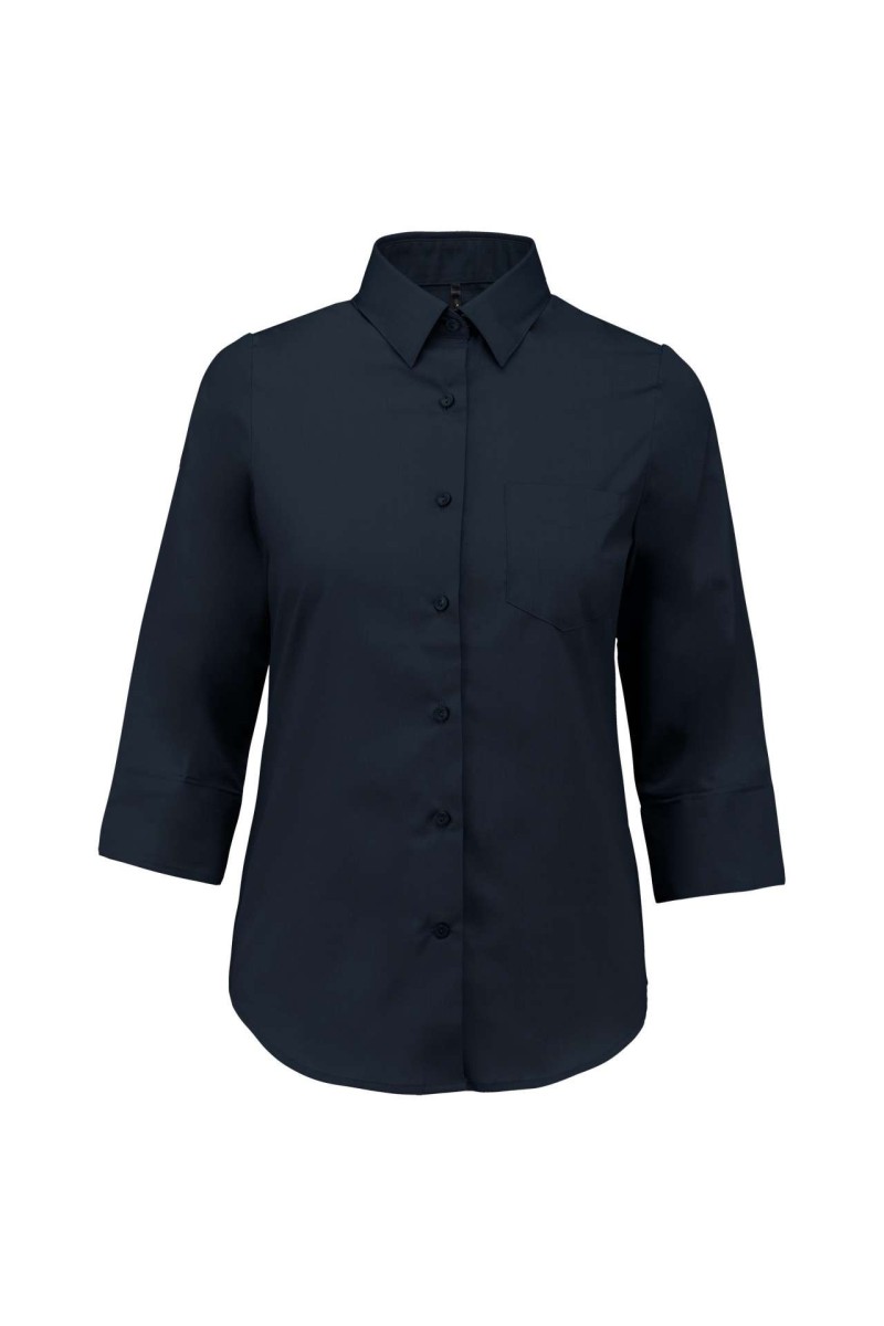 LADIES' 3/4 SLEEVED SHIRT