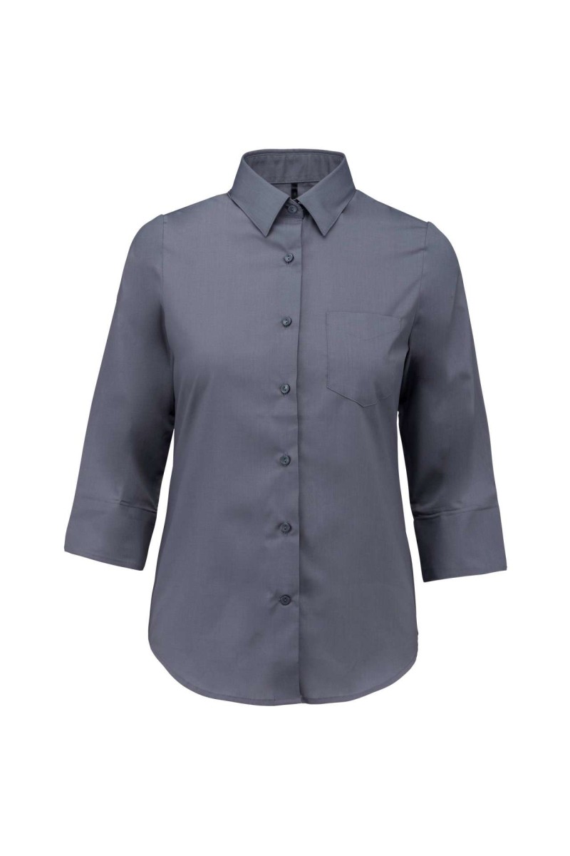 LADIES' 3/4 SLEEVED SHIRT