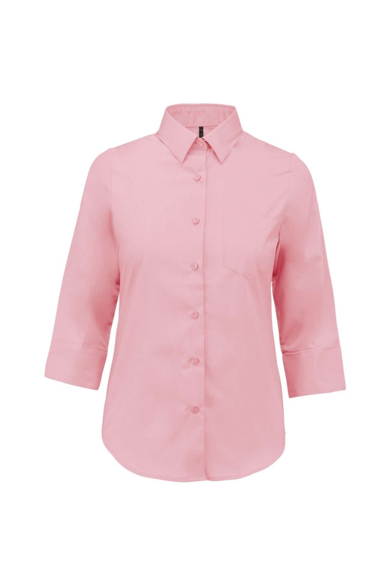 LADIES' 3/4 SLEEVED SHIRT