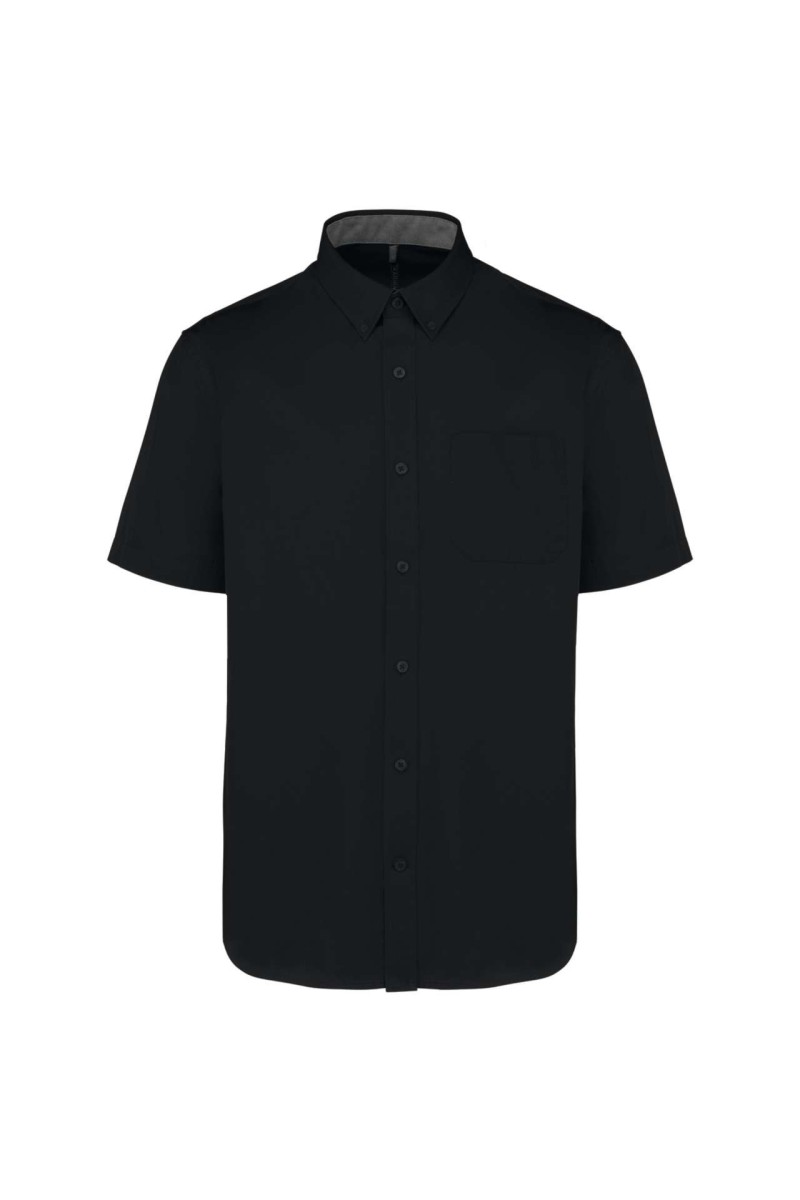 MEN'S ARIANA III SHORT-SLEEVE COTTON SHIRT