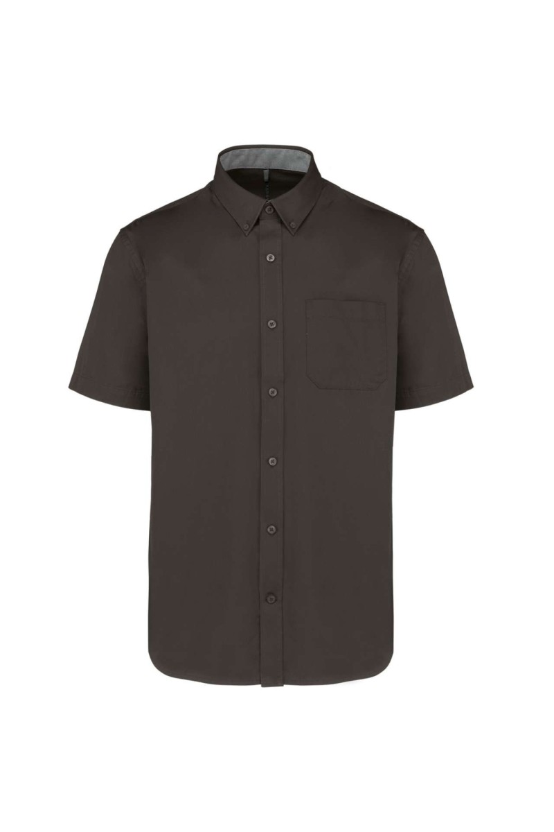 MEN'S ARIANA III SHORT-SLEEVE COTTON SHIRT