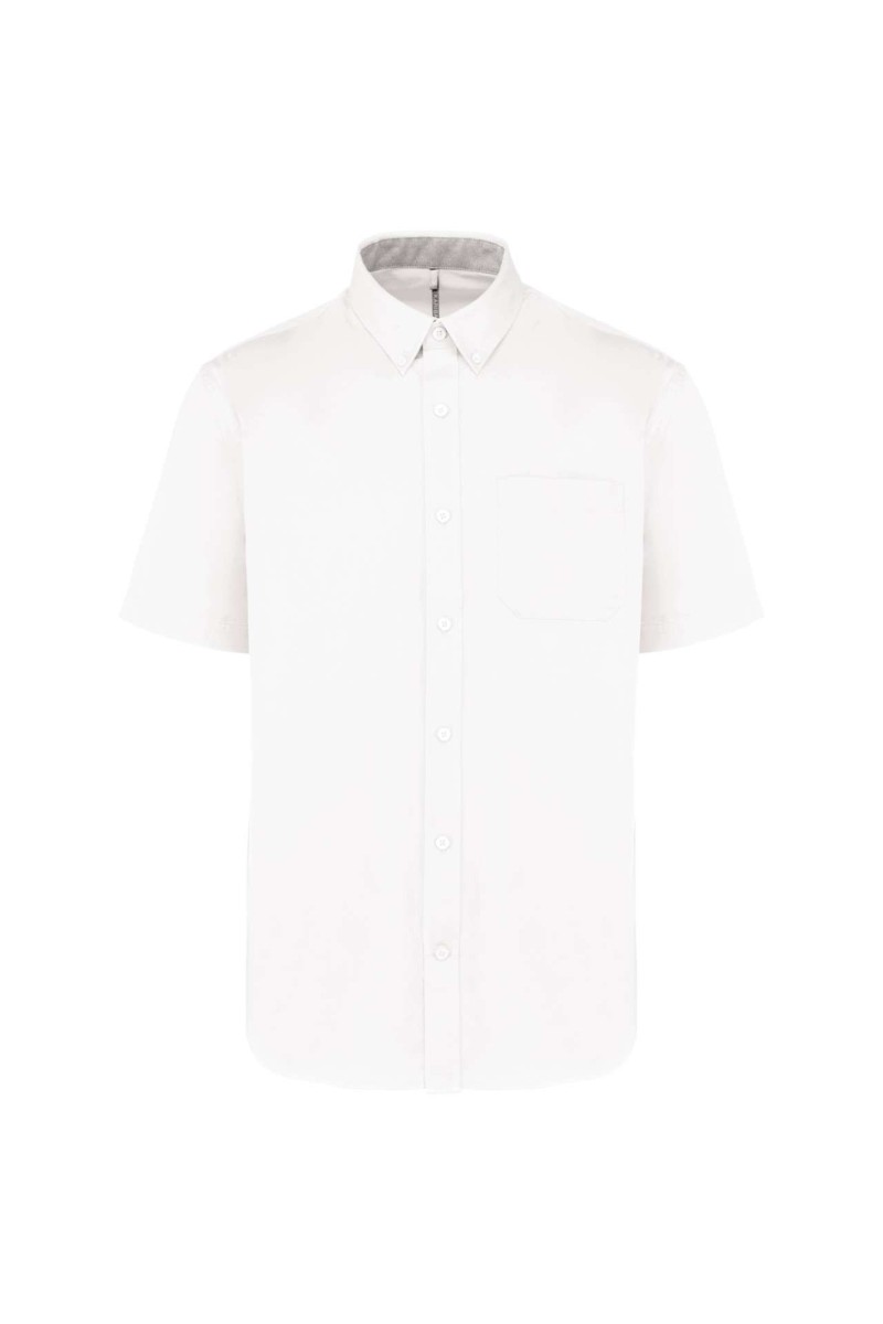 MEN'S ARIANA III SHORT-SLEEVE COTTON SHIRT