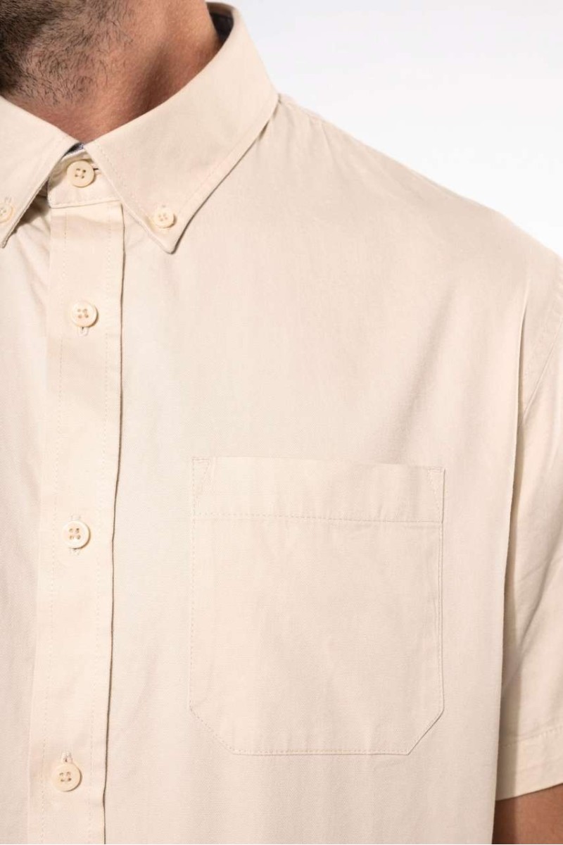 MEN'S ARIANA III SHORT-SLEEVE COTTON SHIRT