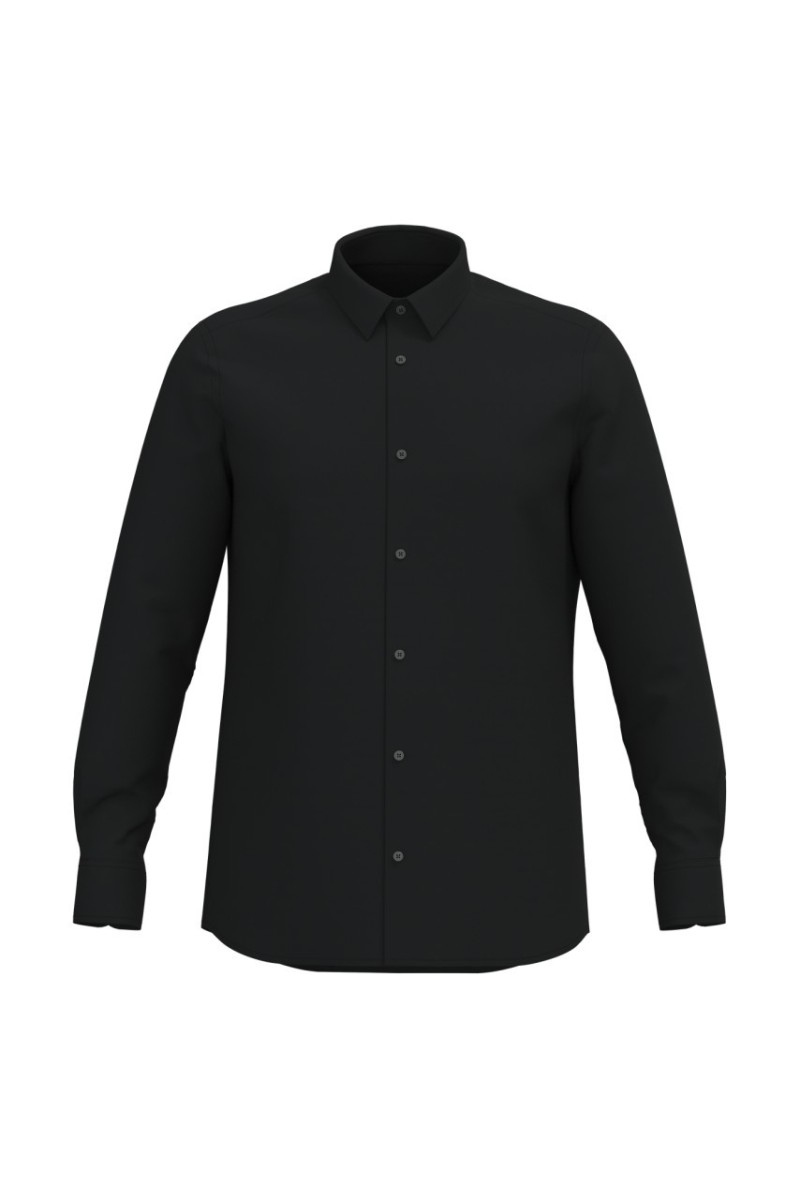 MEN LONG-SLEEVED EASY CARE SHIRT WITHOUT POCKET