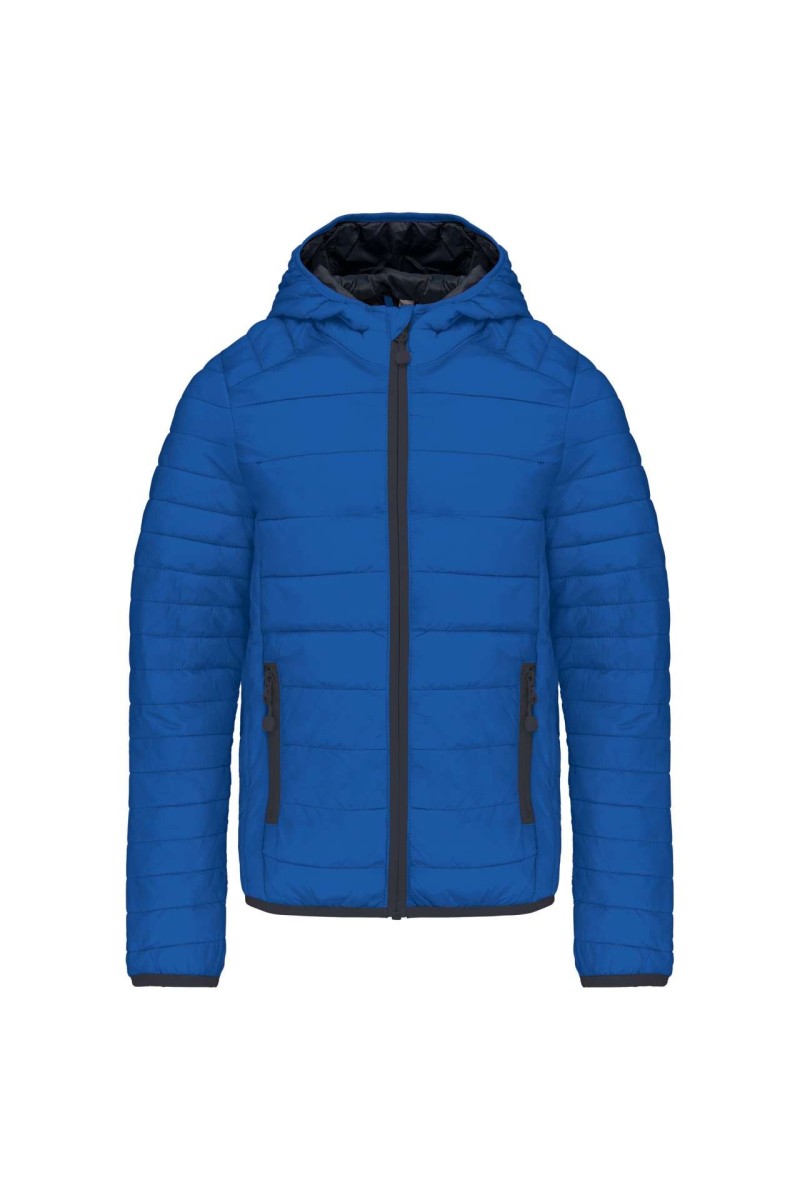 KIDS' LIGHTWEIGHT HOODED PADDED JACKET