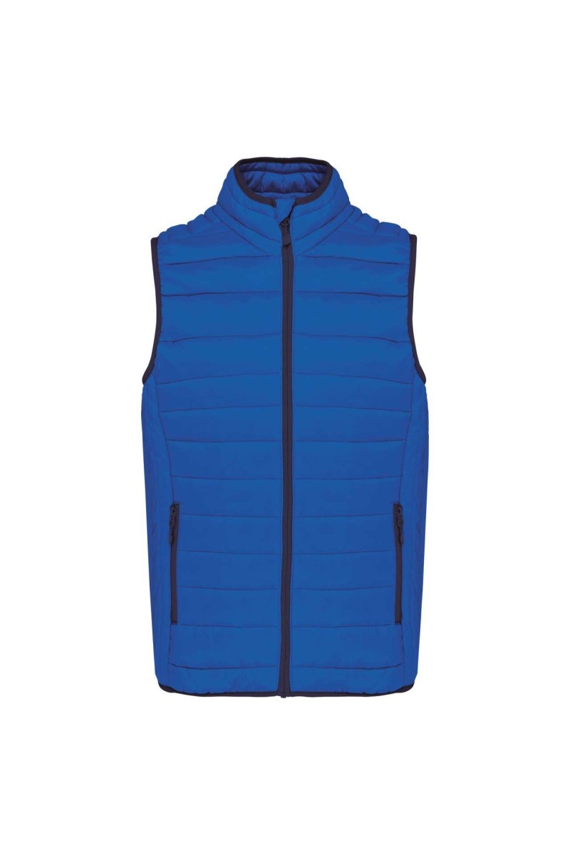 MEN’S LIGHTWEIGHT SLEEVELESS FAKE DOWN JACKET