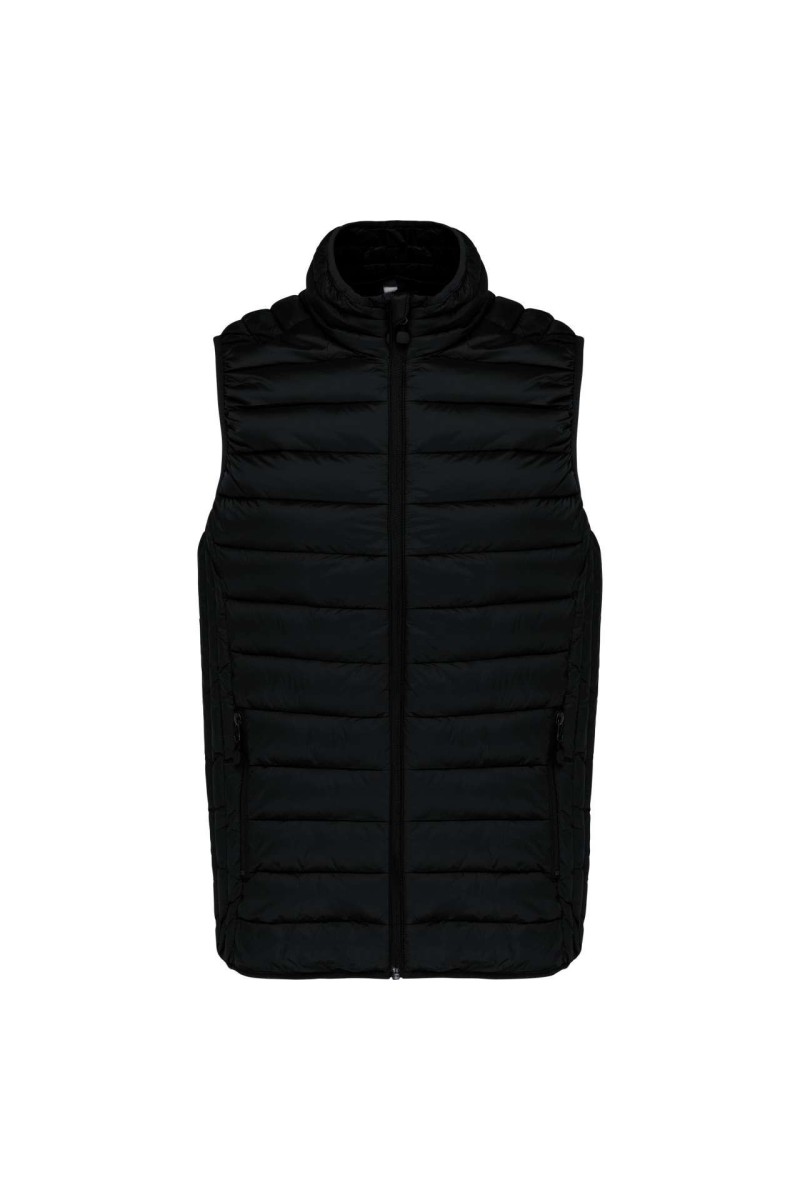 MEN’S LIGHTWEIGHT SLEEVELESS FAKE DOWN JACKET