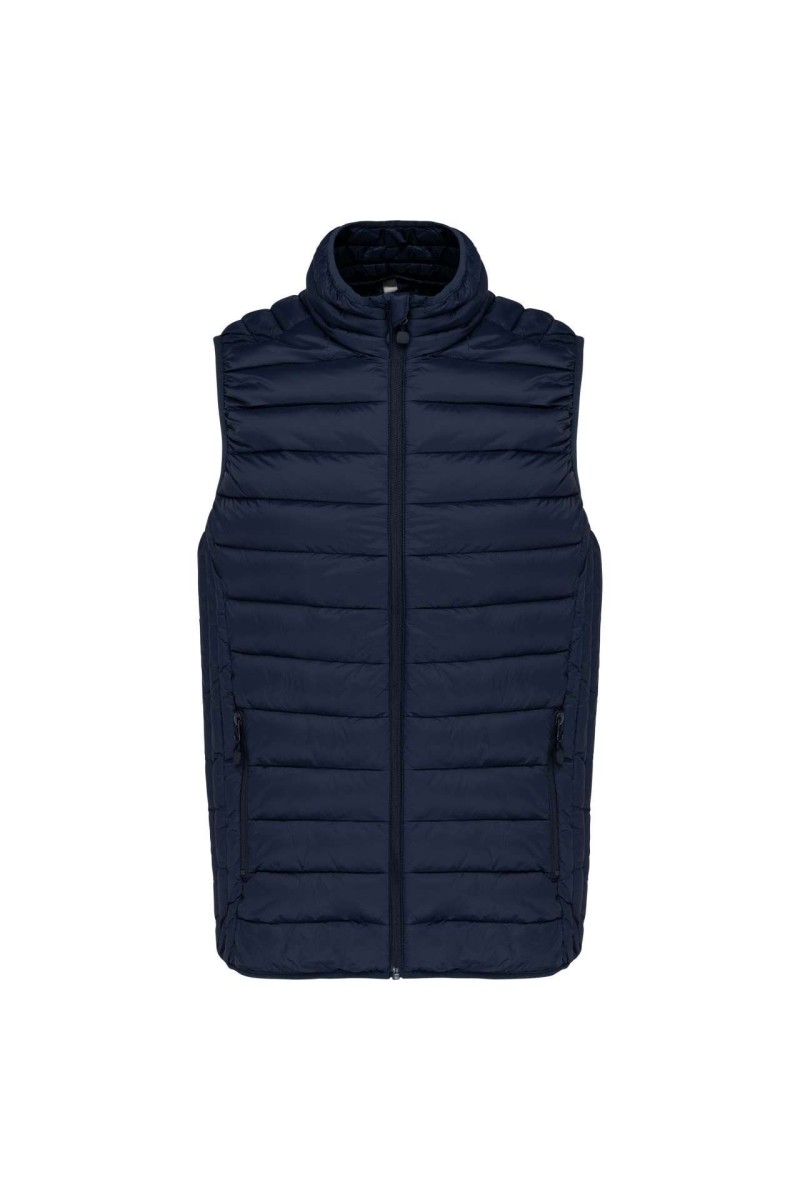 MEN’S LIGHTWEIGHT SLEEVELESS FAKE DOWN JACKET