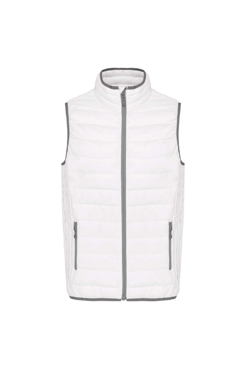 MEN’S LIGHTWEIGHT SLEEVELESS FAKE DOWN JACKET