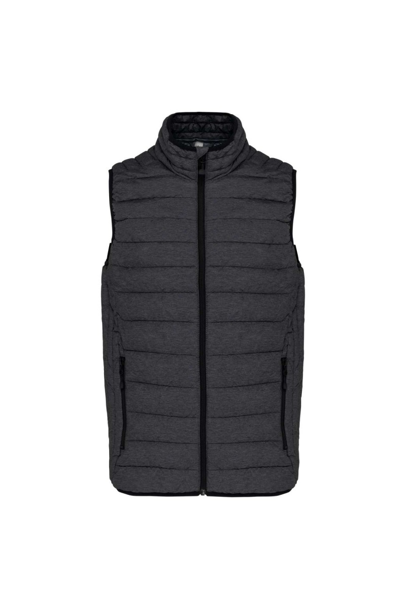 MEN’S LIGHTWEIGHT SLEEVELESS FAKE DOWN JACKET