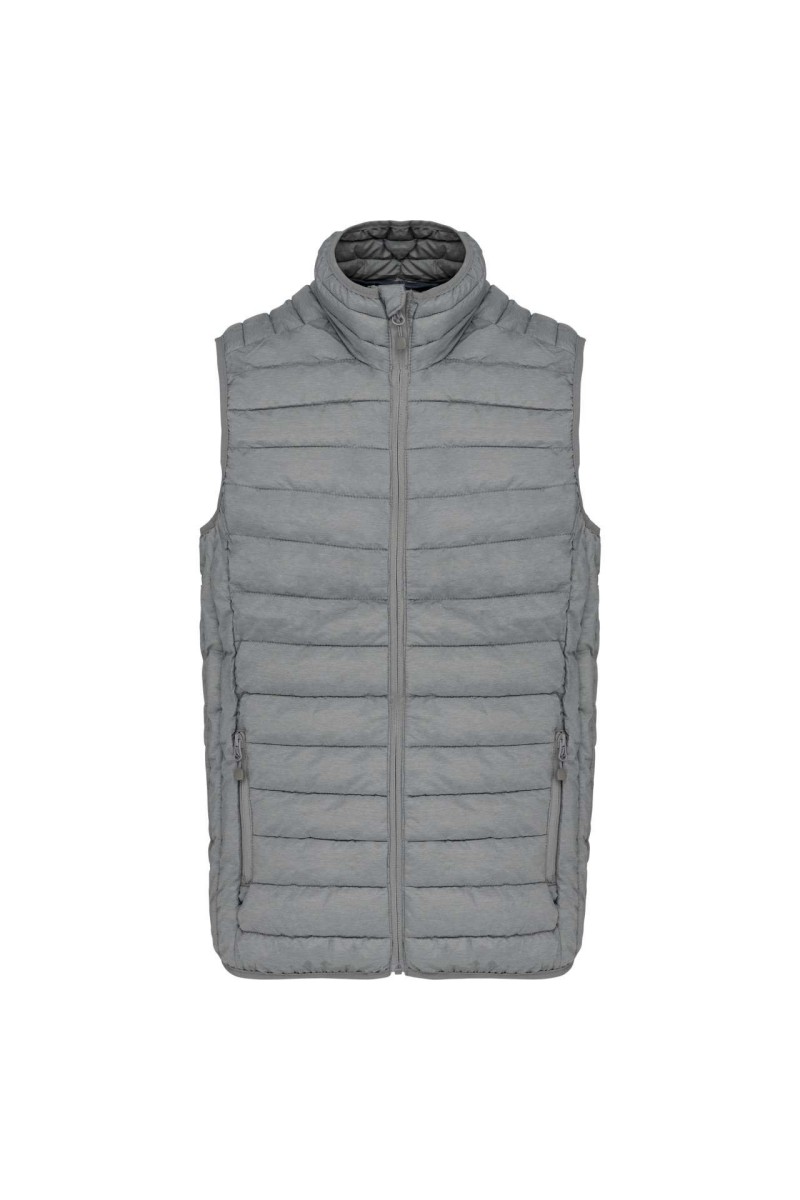 MEN’S LIGHTWEIGHT SLEEVELESS FAKE DOWN JACKET