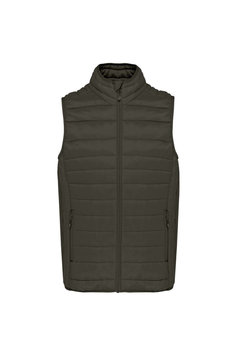 MEN’S LIGHTWEIGHT SLEEVELESS FAKE DOWN JACKET