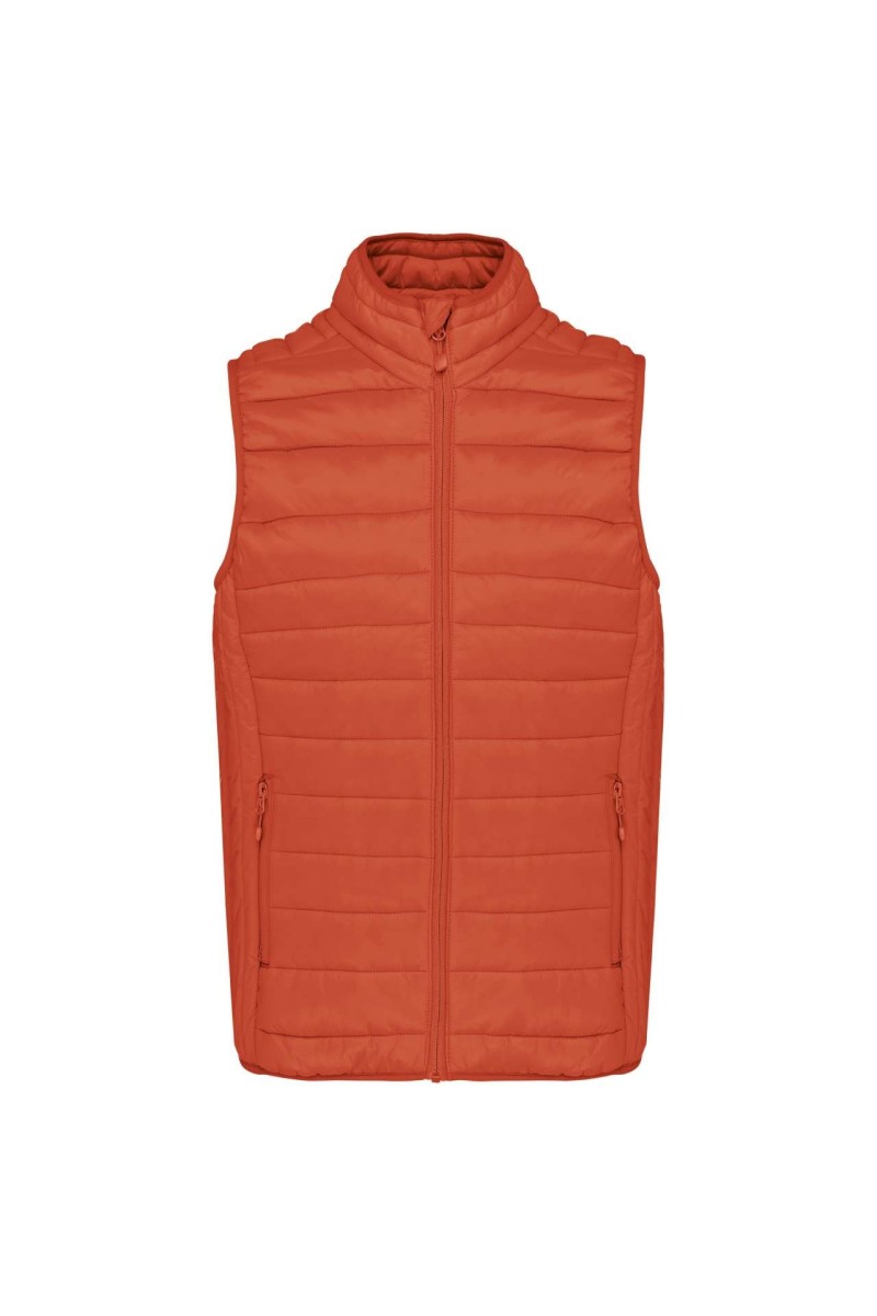 MEN’S LIGHTWEIGHT SLEEVELESS FAKE DOWN JACKET