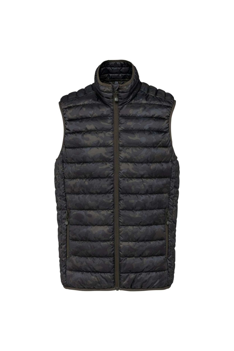 MEN’S LIGHTWEIGHT SLEEVELESS FAKE DOWN JACKET